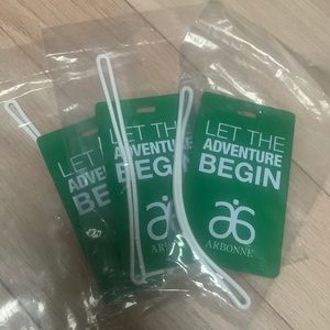 Arbonne luggage tags